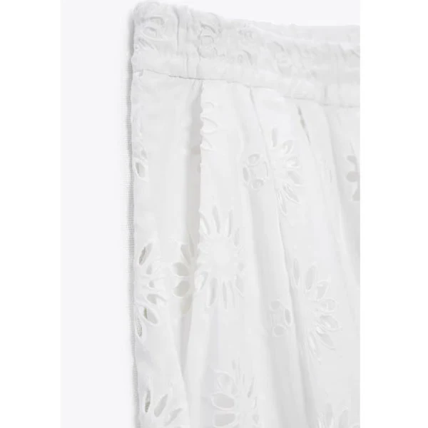 Alexia White Floral Eyelet Print Maxi Skirt - Image 7