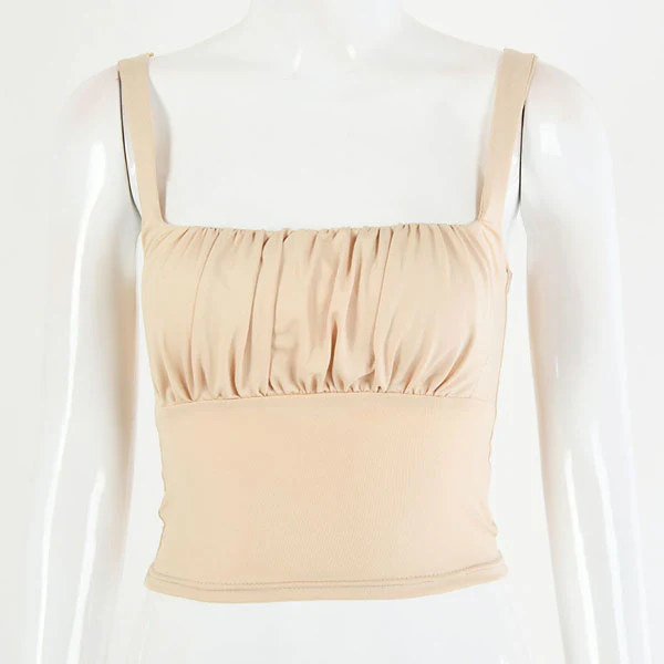 Alisha Ruched Front Crop Top - Image 13