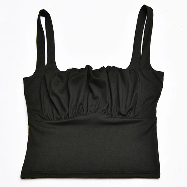 Alisha Ruched Front Crop Top - Image 9