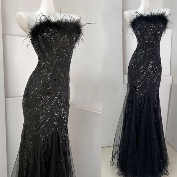 Allura Sparkling Sequin Mermaid Evening Dress - Image 14
