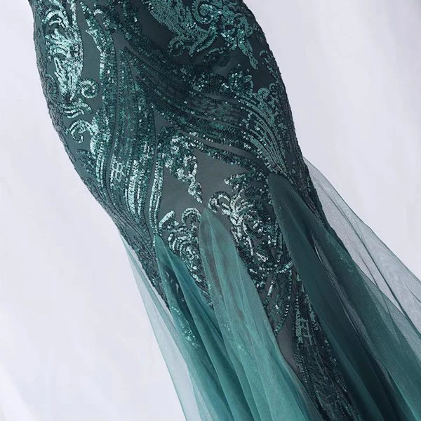 Allura Sparkling Sequin Mermaid Evening Dress - Image 19