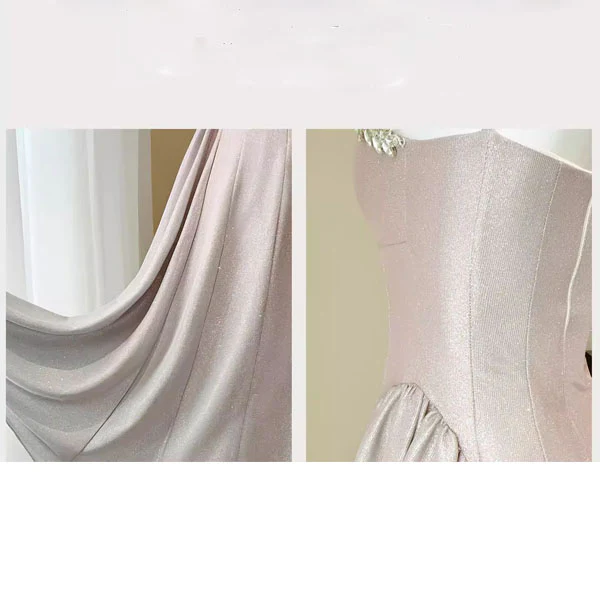 Althea Crystal-Embellished A-Line Evening Dress - Image 9