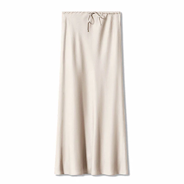 Amy Flawless Satin Midi Skirt - Image 4