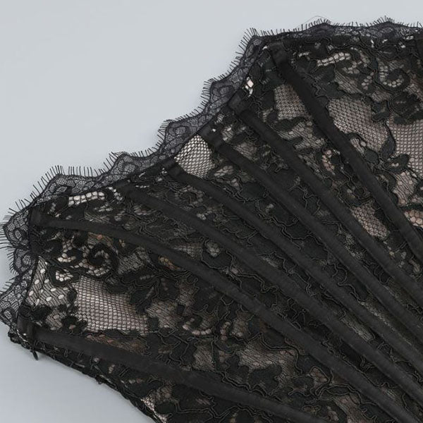 Anastasia All Lace Strapless Corset Mini Dress - Image 6
