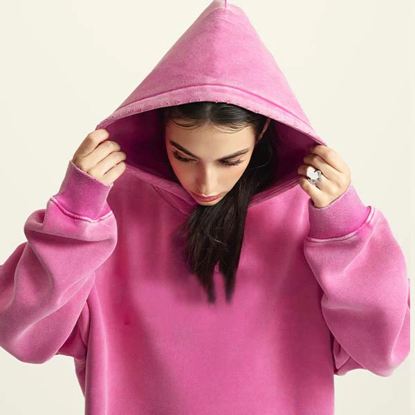 Andie Vintage Washed Oversize Hoodie Sweater - Image 3