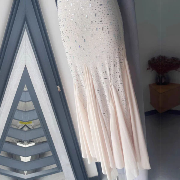 Ann Embellished Glitter Bodycon Pixie Hem Maxi Dress - Image 9