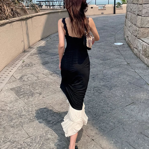 Annica Black Sleeveless Bodycon Maxi Dress - Image 6