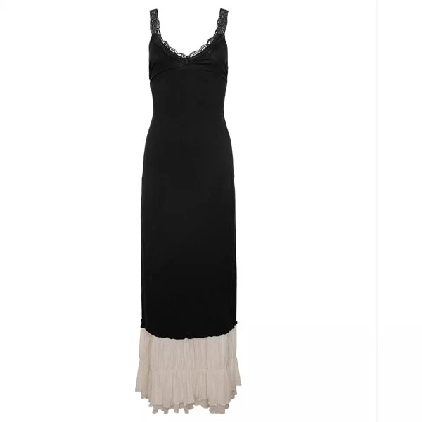 Annica Black Sleeveless Bodycon Maxi Dress - Image 7