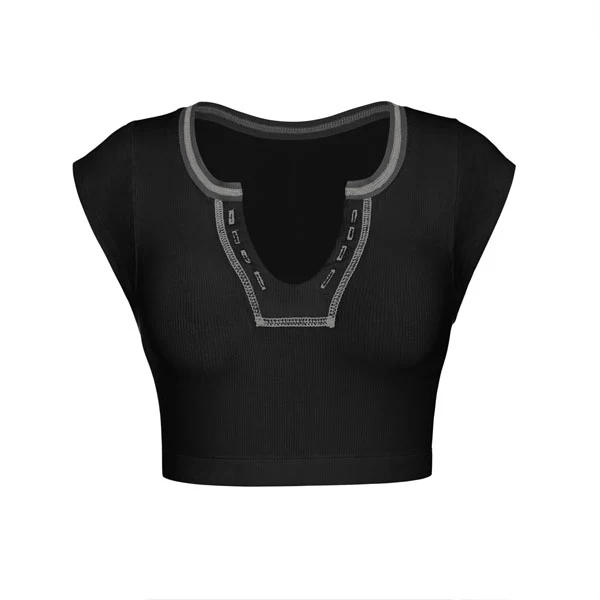 Annie Rib Cropped Top - Image 9