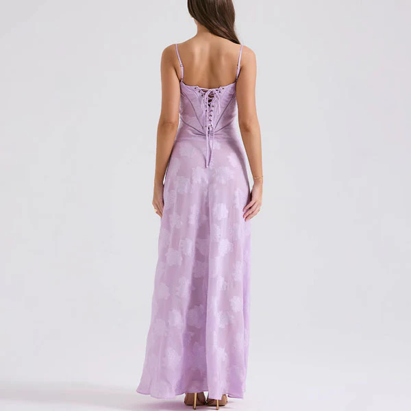 Asara Tie Back Flow Maxi Dress - Image 3