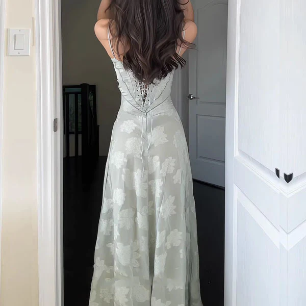 Asara Tie Back Flow Maxi Dress - Image 8