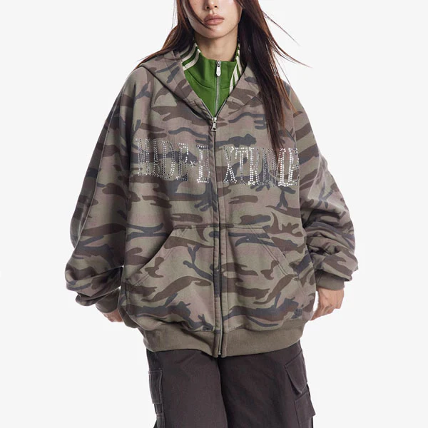 Ava Luxe Oversized "MADE EXTREME" Camo Hoodie - Image 5