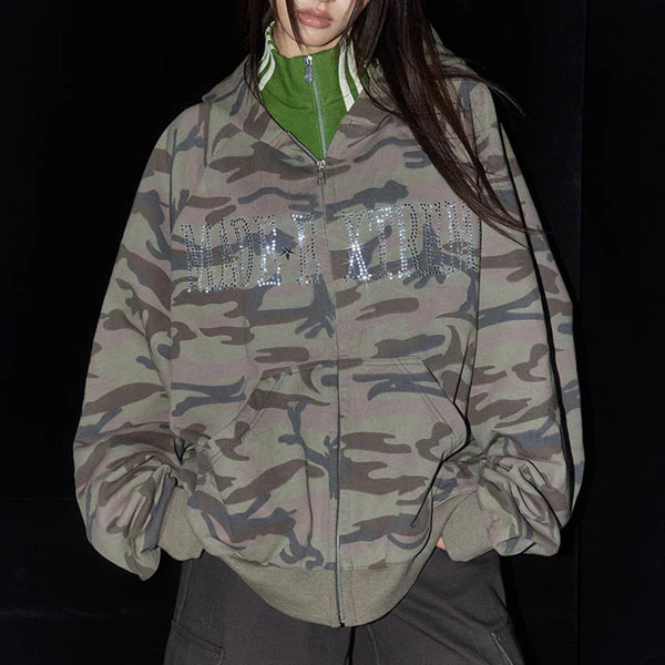 Ava Luxe Oversized "MADE EXTREME" Camo Hoodie - Image 7