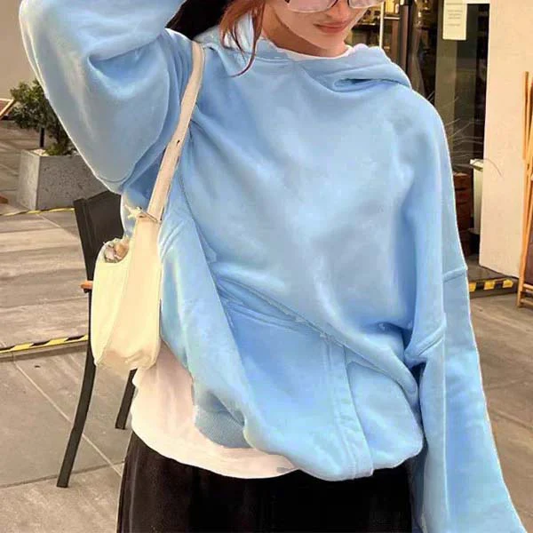 Carolina Oversize Hoodie Sweater Top - Image 2