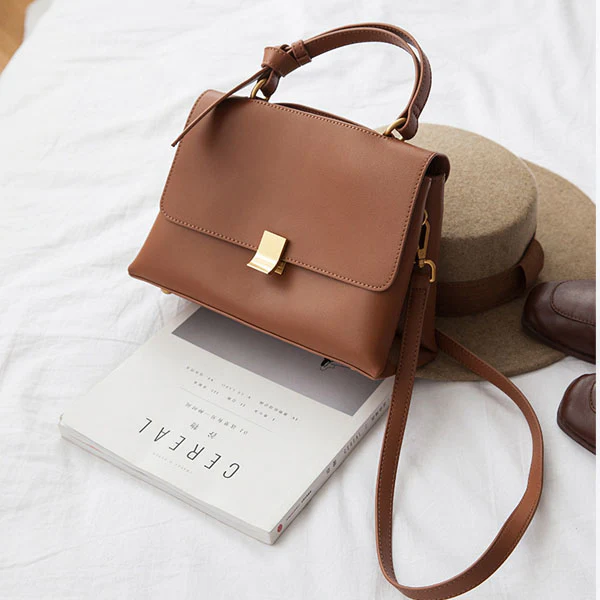 Celina Genuine Leather Messenger Bag - Image 10