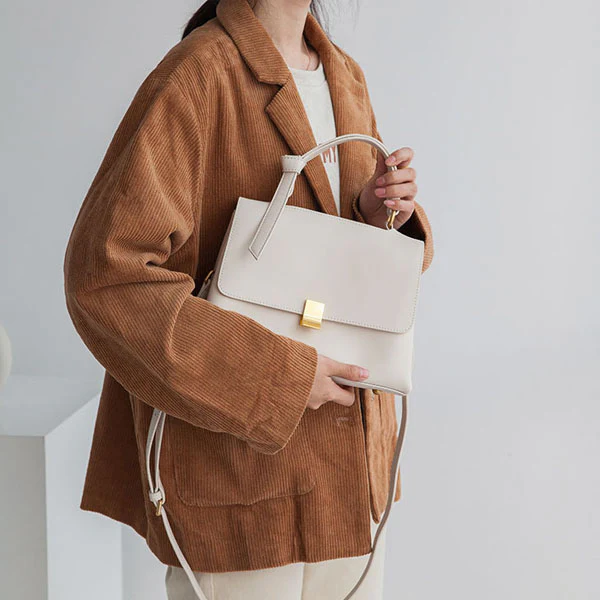 Celina Genuine Leather Messenger Bag - Image 15