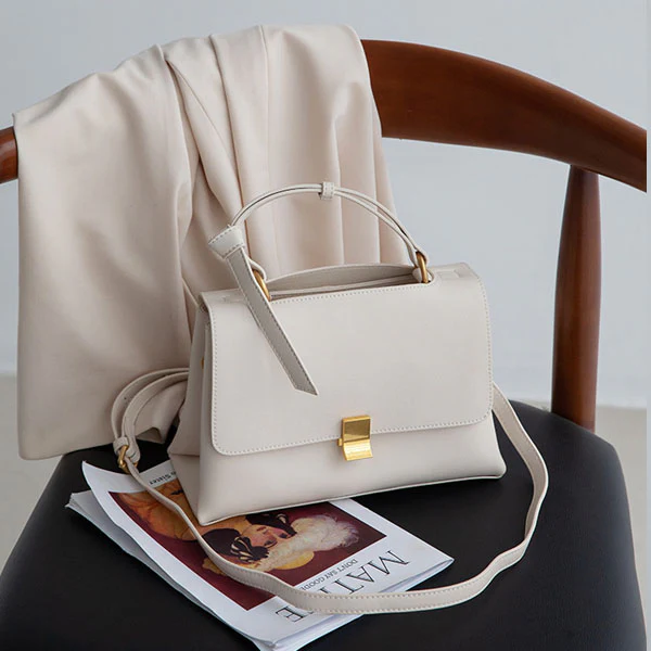 Celina Genuine Leather Messenger Bag - Image 16