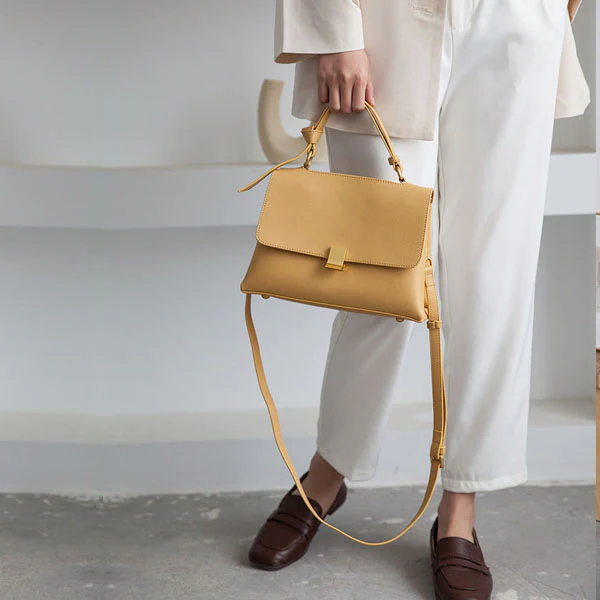Celina Genuine Leather Messenger Bag - Image 19