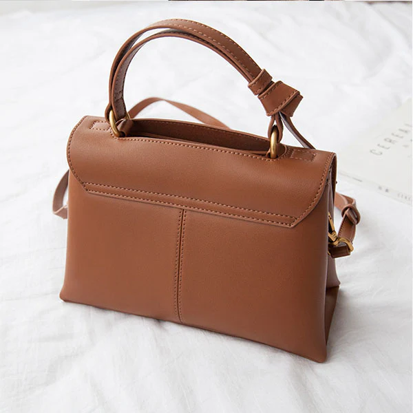 Celina Genuine Leather Messenger Bag - Image 7