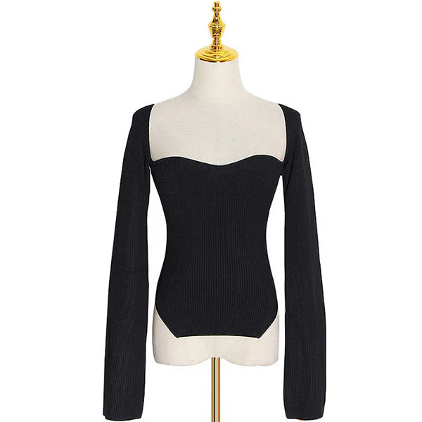Charlie Scoop Neck Knit Top - Image 13