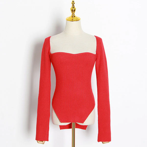 Charlie Scoop Neck Knit Top - Image 14