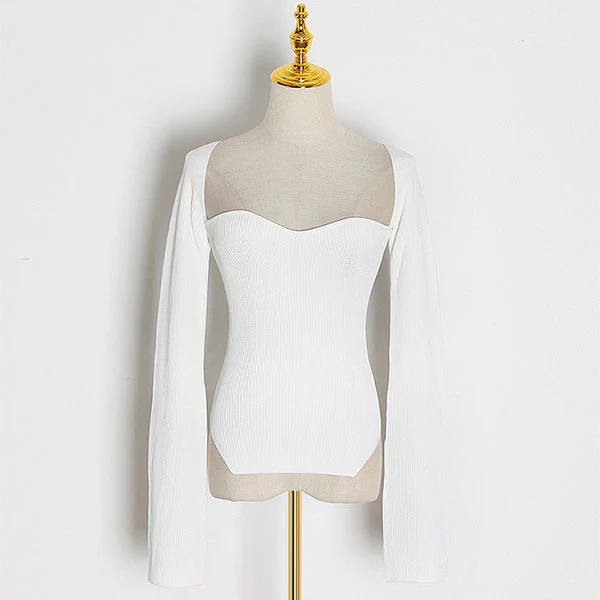 Charlie Scoop Neck Knit Top - Image 5