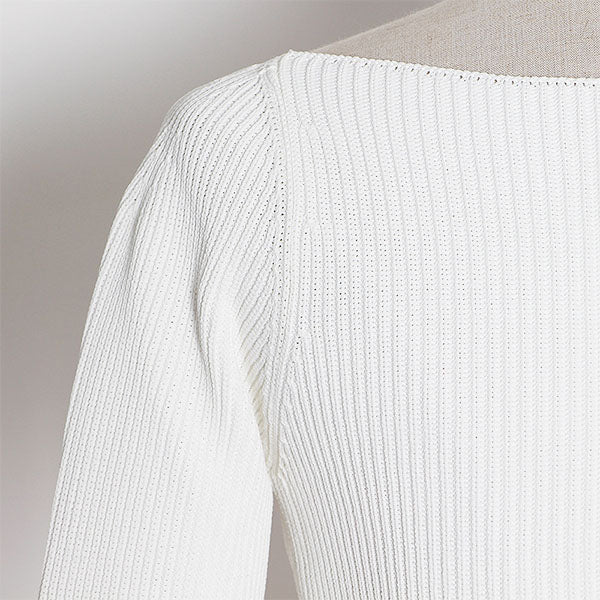 Charlie Scoop Neck Knit Top - Image 8