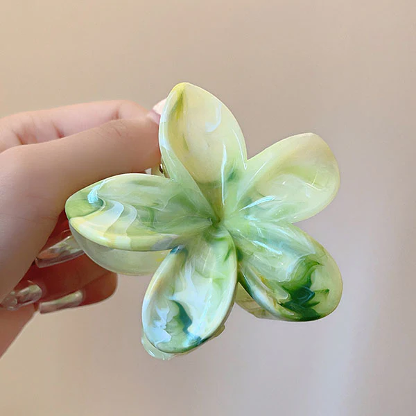 Christy Plumeria Floral Hair Clip - Image 18