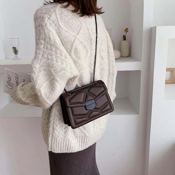 Amanda Chain Strap Handbag - Image 13