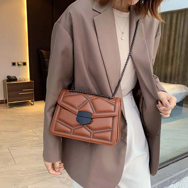 Amanda Chain Strap Handbag - Image 17