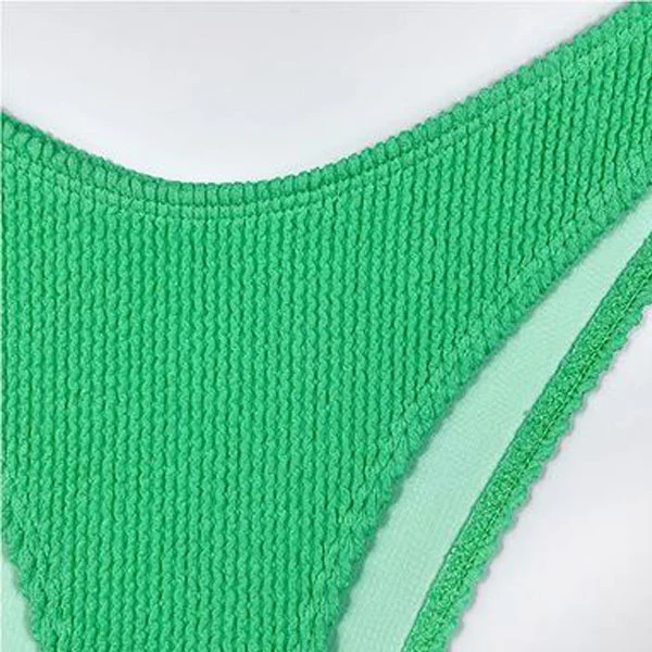 Ivanka Textured Bandeau Style Bikini - Image 3