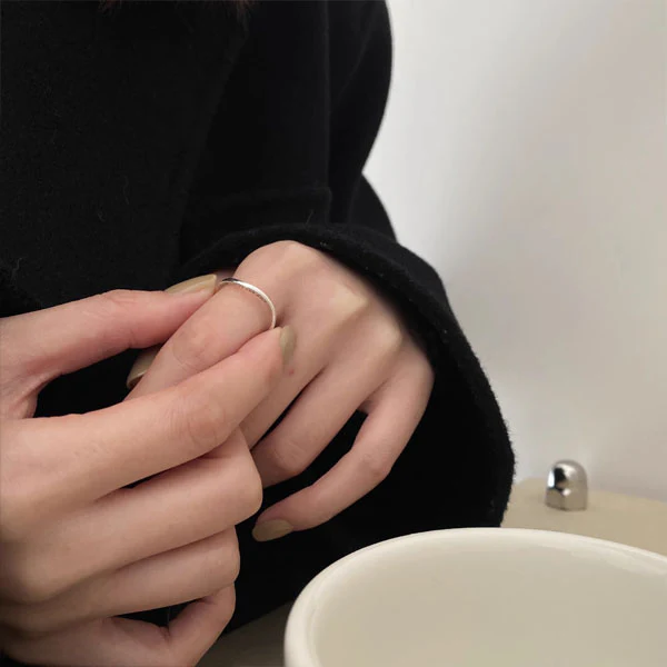 Kirina Smooth Waters Run Deep Silver Ring - Image 5