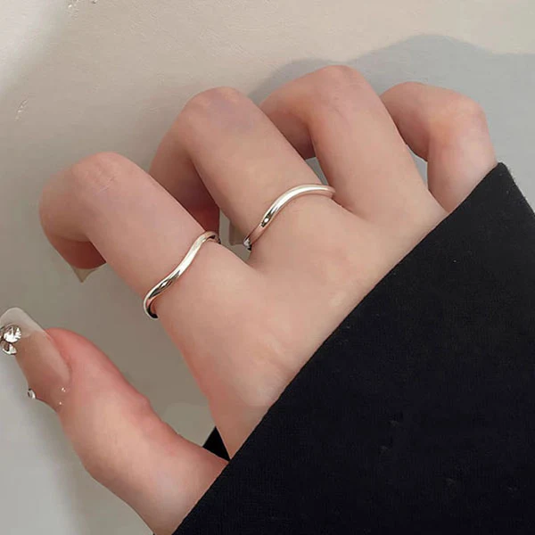 Kirina Smooth Waters Run Deep Silver Ring - Image 6