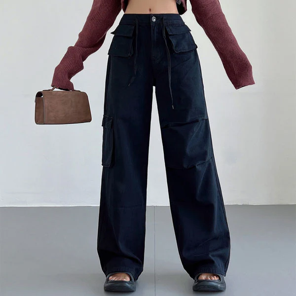 Danni Mid Rise Straight Leg Cargo Pants - Image 14
