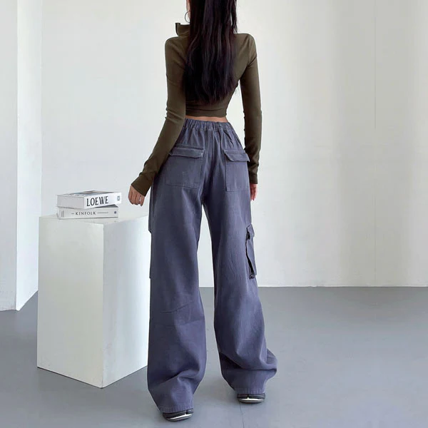 Danni Mid Rise Straight Leg Cargo Pants - Image 18