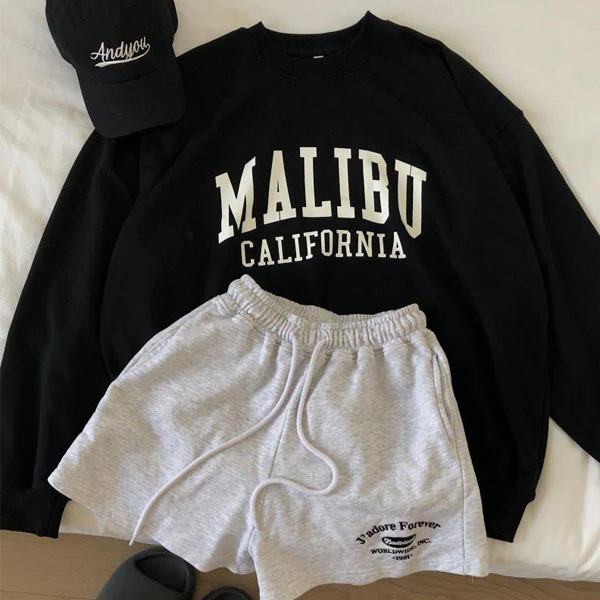 Daphne Malibu California Oversize Pullover SweatShirt - Image 5