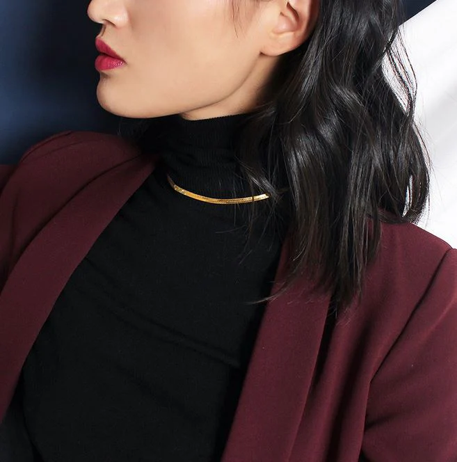 Desi Herringbone Choker - Image 3