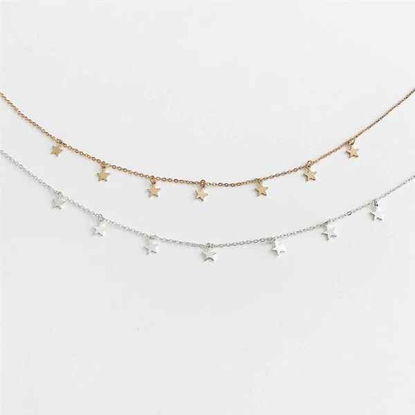 Desiree Mini Stars Choker Necklace - Image 7