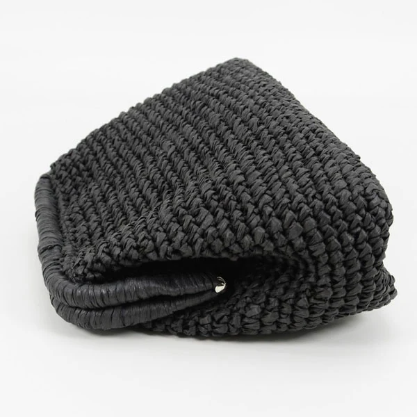 Diane Woven Raffia Clutch Bag - Image 8