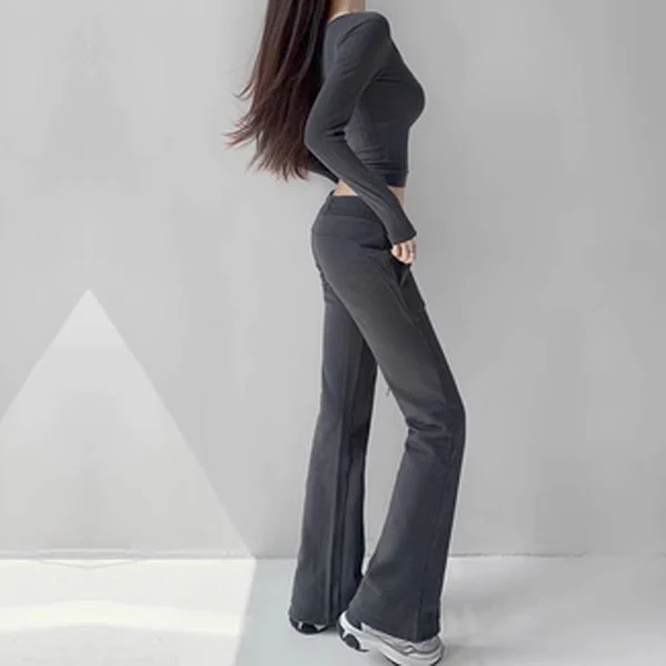Elinda Drawstring Lounge Sweater Pants - Image 2