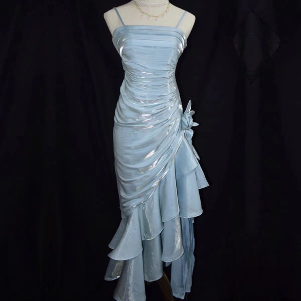 Elisa Ruffles Layered Asymmetrical Dress - Image 5