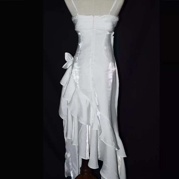 Elisa Ruffles Layered Asymmetrical Dress - Image 9