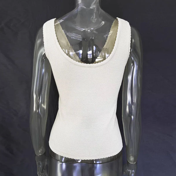 Ella Scallop Hem V-Neck Sleeveless Top - Image 11