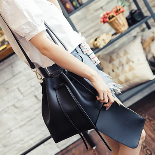 Elle Aztec Strap Bucket Bag - Image 12
