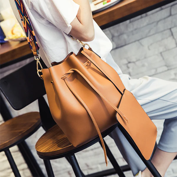 Elle Aztec Strap Bucket Bag - Image 20