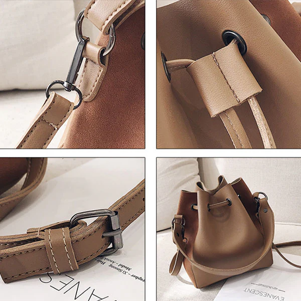 Elle Aztec Strap Bucket Bag - Image 22