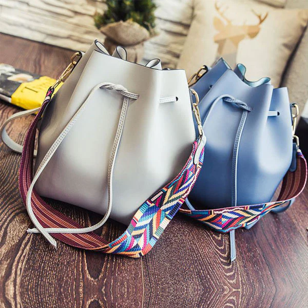 Elle Aztec Strap Bucket Bag - Image 5