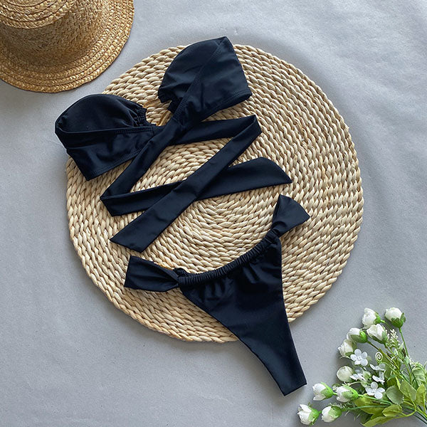 Ellen Strapless High Cut Bikini Set - Image 5