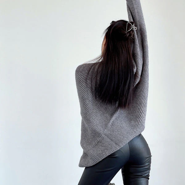 Elyse Long Sleeve Open Front Shrug Sweater - Image 4