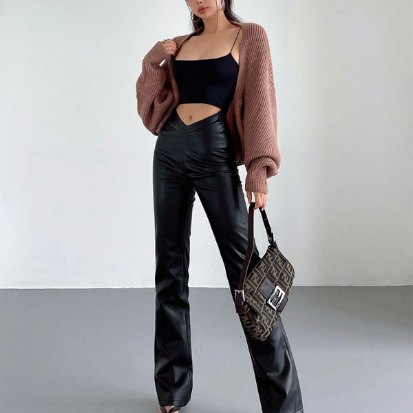 Elyse Long Sleeve Open Front Shrug Sweater - Image 6